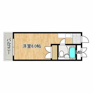アドバンス上砂【3階】の間取り