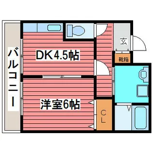 セントポーリアクレア【10階】の間取り