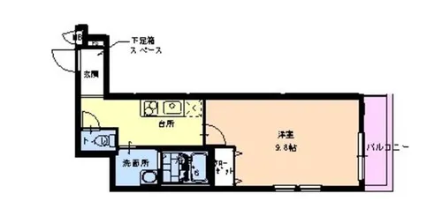 大阪府大阪市淀川区三津屋南1丁目【アパート】の間取り