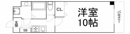 プリマベーラ新今里【203号室】の間取り