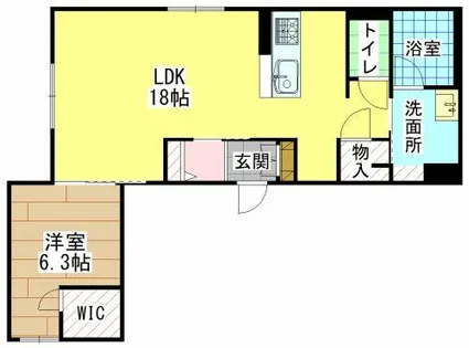 福岡県北九州市小倉北区鋳物師町【マンション】の間取り