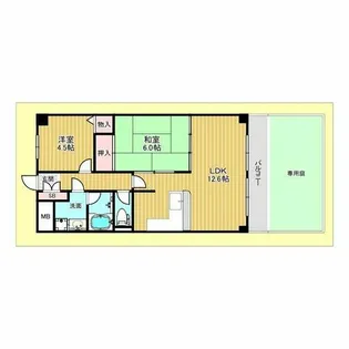 ボンヌ愛【1階】の間取り