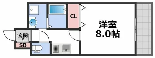 ヒルズR&A【3階】の間取り