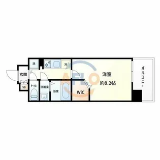 Miragepalace Lotus Life【4階】の間取り