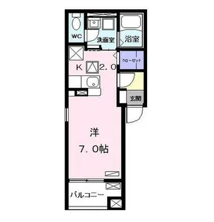 ヴェルデュール・グレイス【2階】の間取り