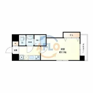 Luxe新大阪Ⅱ【3階】の間取り