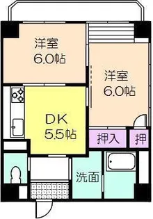 アーバンライフ7TH【2階】の間取り