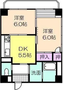 アーバンライフ7TH【2階】の間取り