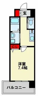 GRACEFUL北湊【305号室】の間取り