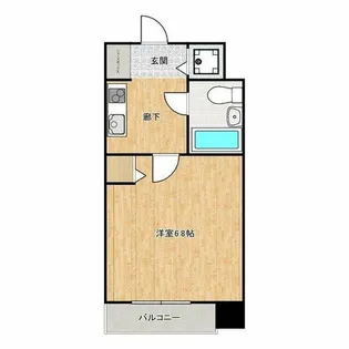 CLASSHILLS難波南【10階】の間取り