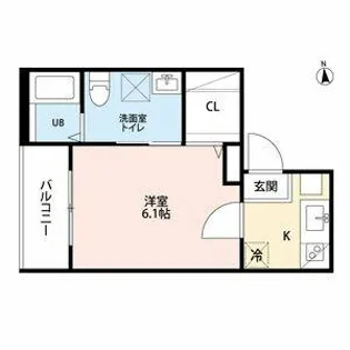アークソレイユ山王(アークソレイユサンノウ)【2階】の間取り
