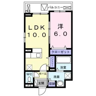 フロレゾン【1階】の間取り
