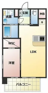 プレジオ三国ASIAN【4階】の間取り