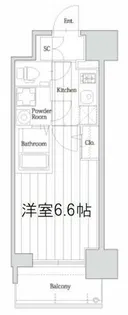 エスリード阿波座レジデンス【11階】の間取り