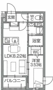ラクラス南福岡North【3階】の間取り