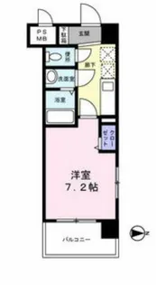 メゾン西梅田【8階】の間取り