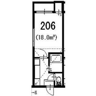 Loft3千種【206号室】の間取り