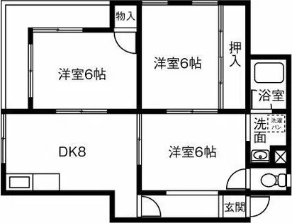 コーポNOZAKI3【211号室】の間取り