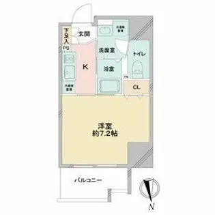 Live Casa金山【9階】の間取り