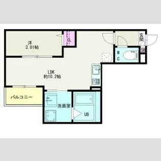 Jack daikoⅡ【2階】の間取り