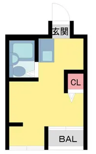 ブレシオンエスト・ウエスト【308号室】の間取り