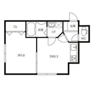 ヒルズ希望【2階】の間取り
