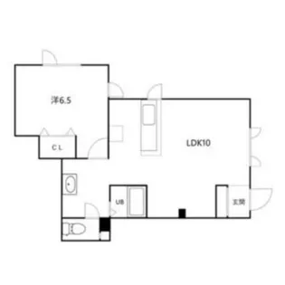 ヒルズ希望【1階】の間取り