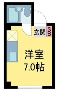 フォセット宝塚【2階】の間取り
