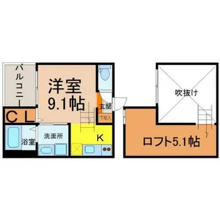 black berry(ブラックベリー)【2階】の間取り