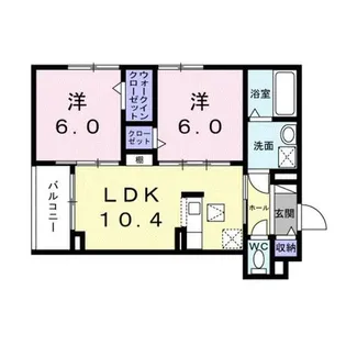 大阪府堺市堺区向陵東町2丁【アパート】の間取り