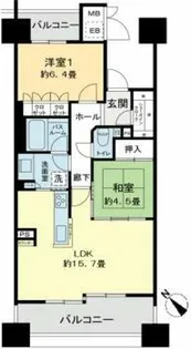 ベレーサ鶴舞公園【12階】の間取り