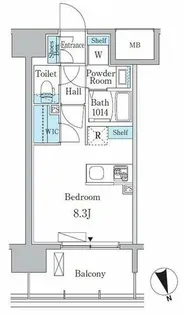 ルーエ今池【12階】の間取り