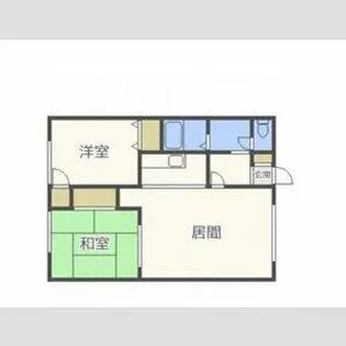 パレスほしみ【A-1号室】の間取り