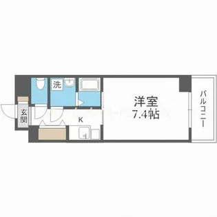 ブランTAT福島【9階】の間取り