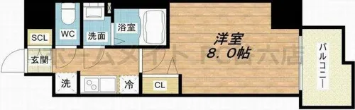 PHOENIX新大阪【5階】の間取り