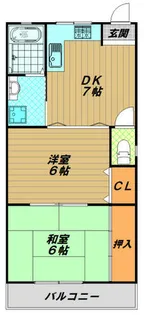 イースト須磨【2階】の間取り