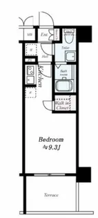エスリード梅田北【1階】の間取り