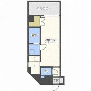 ファイブコート梅田【5階】の間取り