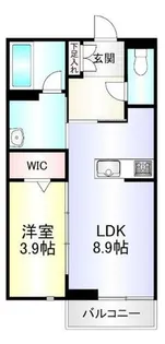 YOURMAISON萩崎【2階】の間取り