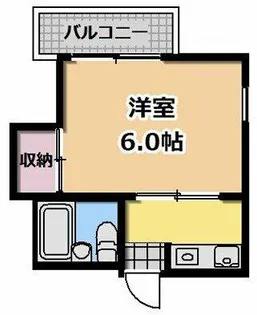 晩成ハイツ関目【1階】の間取り