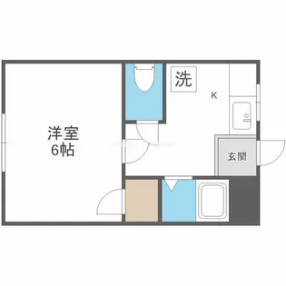 ASTERI JOTO(旧武田第3マンション)【1階】の間取り