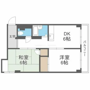 センチュリー鶴見【2階】の間取り