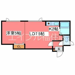 コンフォール札幌【2階】の間取り