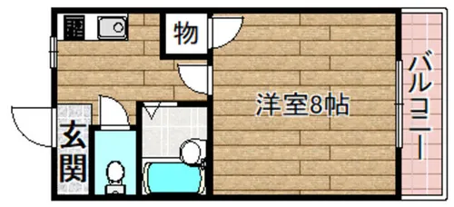 マンションはるか【303号室】の間取り