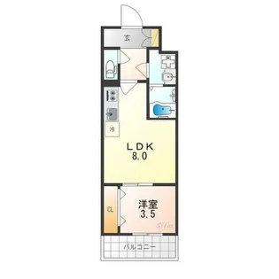 CREST TAPP京都西京極 dex【4階】の間取り