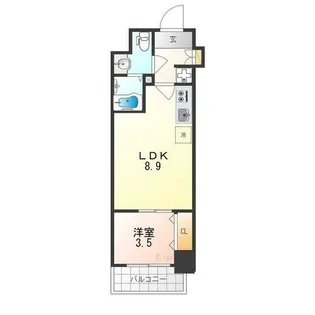 CREST TAPP京都西京極 dex【4階】の間取り