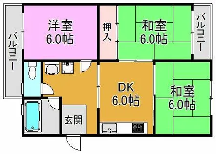 マンション島田【2階】の間取り
