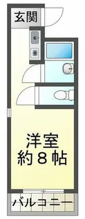 CAVE PANBROSⅢ【3階】の間取り