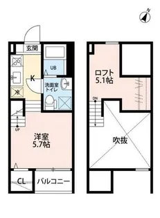 St ZUCCA【1階】の間取り