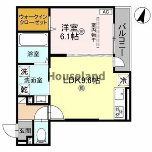 D-grace秋月【1階】の間取り